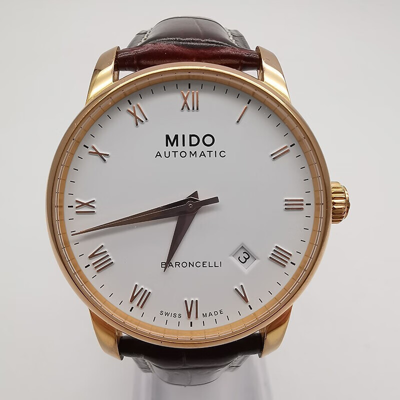 Mido/baroncelli SeriesM8600.26.8 Men 's Mechanical Watch Gauge Diameter38mm