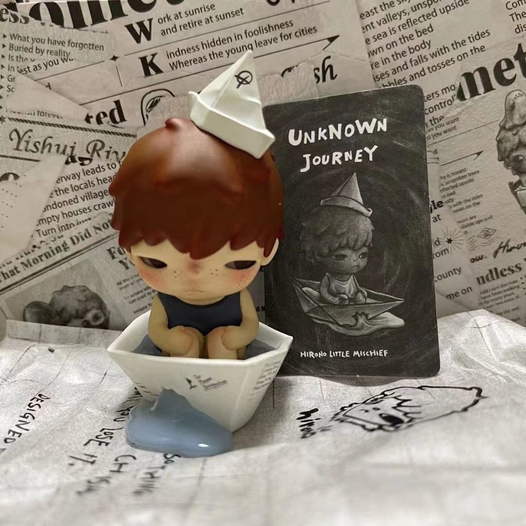 POP MART T อินเทรนด์เล่นเครื่องประดับรูป Ono รุ่นที่สอง Unknown Journey Little Messenger Bad Series 