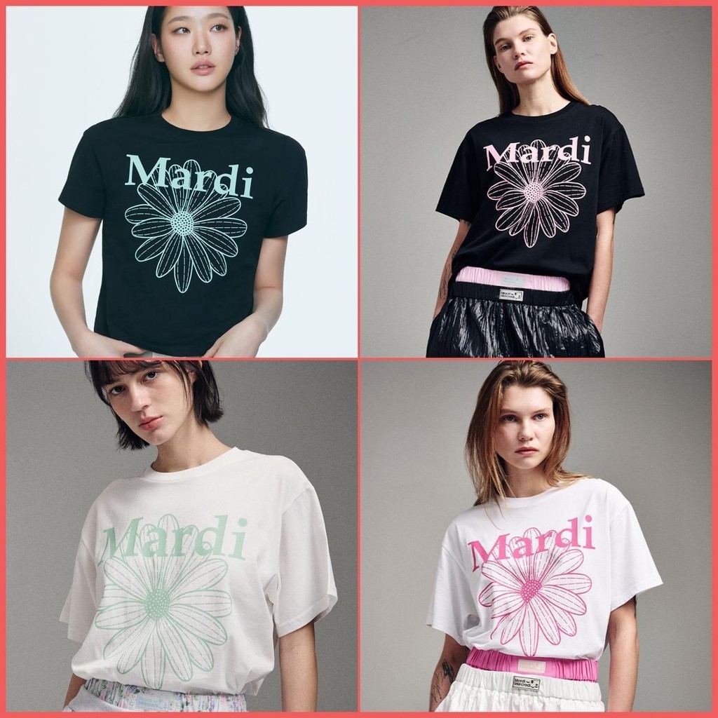 (พร้อมส่ง) oversize เสื้อยืด BABY TEE เสื้อแขนสั้นคอกลม สไตล์เกาหลีน่ารัก ลายการ์ตูน เดซี่จิ๋ว COTTON100%