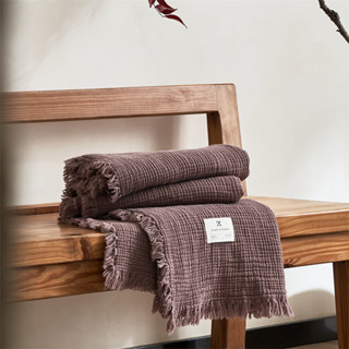 สไตล์ญี่ปุ่น ผ้าฝ้าย 100% ผ้ากอซสี่ชั้น ผ้าห่มปรับอากาศ ผ้าน…