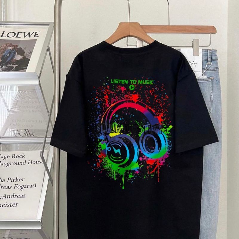 Basi เสื้อยืดแฟชั่น ทรงโอเวอร์ไซส์ ลายสกรีนสีสันสวยมาก เท่ๆ ผ้าคอตตอนแบบนิ่มย้วยยาก ฤดูร้อนใหม่ สตรีท YOUR DESTINY