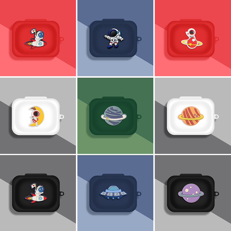 For Nothing Ear A Case Creative Astronaut Silicone Soft Case Nothing Ear (A🌹 เคสกันกระแทกฝาครอบป ้ อ