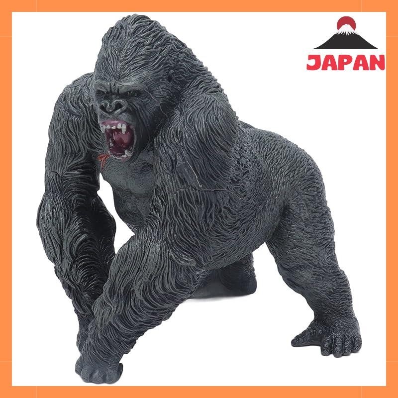 [Direct from Japan][Brand New]baoao male gorilla king kong figure, chimpanzee, orangutan figure, gorilla model, simulation chimpanzee model, artificial realistic toy gorilla, wild animal Gorilla King Kong ornaments (Gorilla)