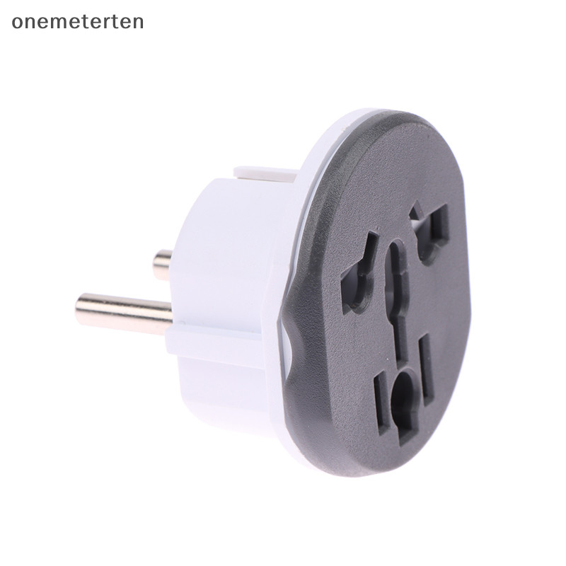 Rten ปลั ๊ กแปลงมาตรฐานเยอรมัน FR AU US UK To EU ยูโรเกาหลี Universal Travel Adapter Home Plug Adapter 2Pin 4.8 มม.N