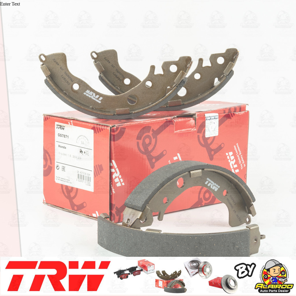 TRW ก้ามเบรคหลัง ผ้าเบรคหลัง HONDA JAZZ GE ปี 2009-2014 TRW GS 7871 แจ๊ส