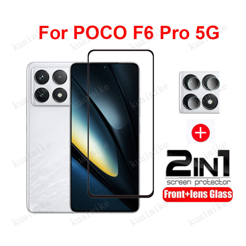 ฟิล์มกระจก POCO F6 Pro กระจกนิรภัย HD ป้องกันหน้าจอ สำหรับ POCO C65 C40 F6 F5 X6 X5 M6 M4 M3 Pro 5G 