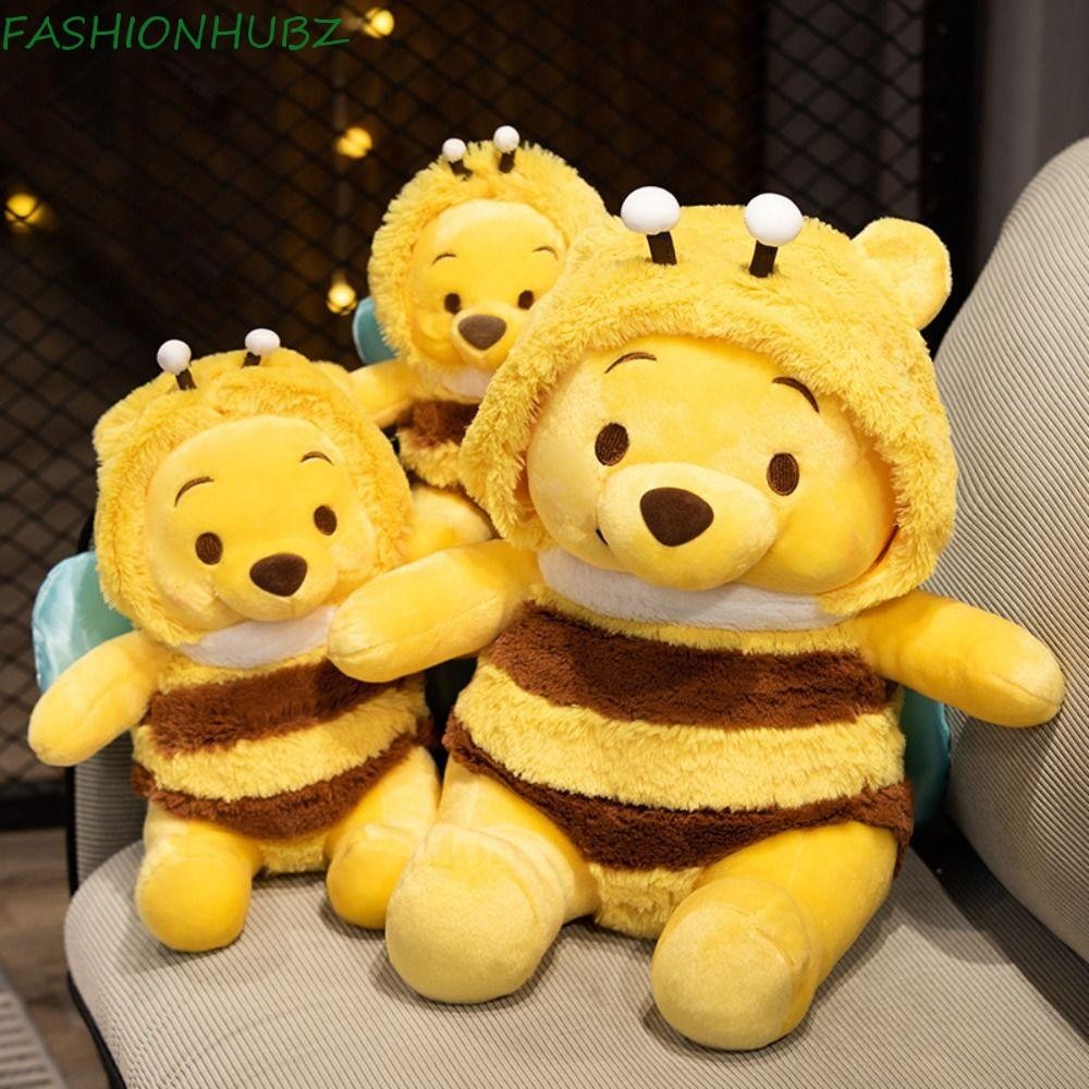 Fashionhubz Bee Winnie The Pooh Plush Toy, PP Cotton Plush Bee Anime Bear ตุ๊กตาตุ๊กตาของเล่น, Winnie The Pooh Bee Soft Anime Figures Pooh Bear ตุ๊กตาของเล่นของเล่นเด็ก
