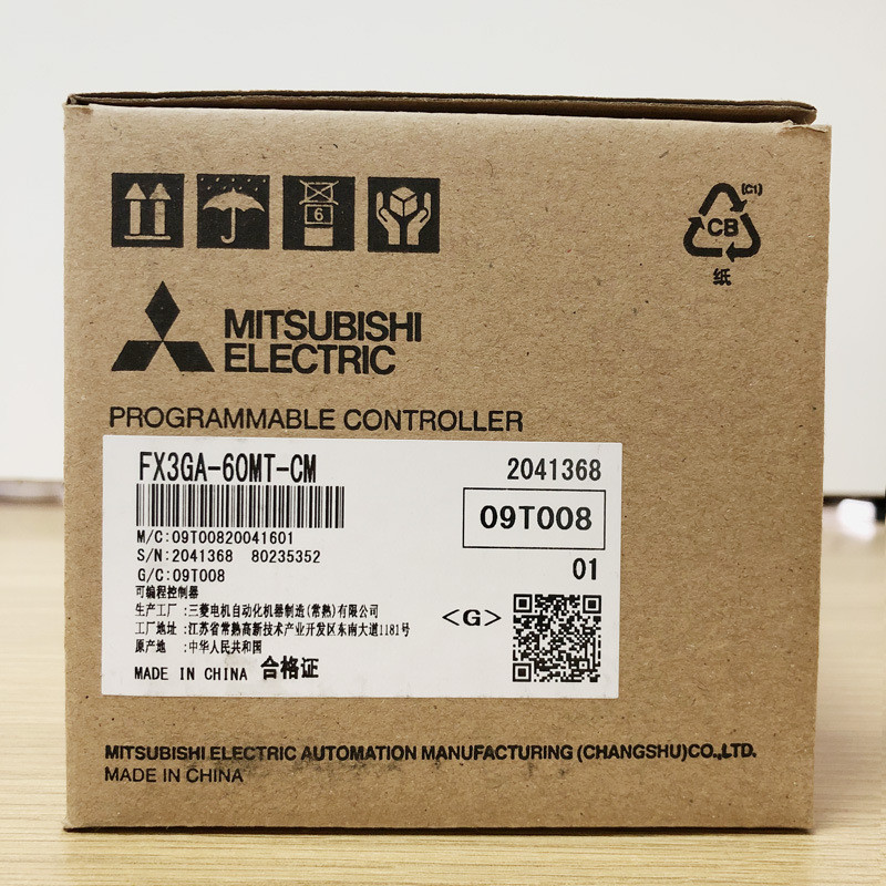 Mitsubishi plc FX3GA-60MT-CM programmable controller PLC โฮสต์ fx3ga-60mt ประเภททรานซิสเตอร์/จัดส่งฟ