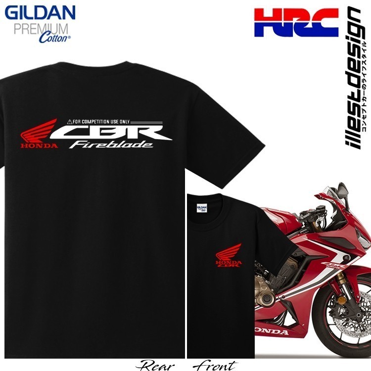 S-5XL เสื ้ อยืด Moto เสื ้ อยืด Honda Cbr Gildan 76000 เสื ้ อยืดผ ้ าฝ ้ าย 100 % Cbr500r Cbr600rr Cbr650f Cbr650r Cbr