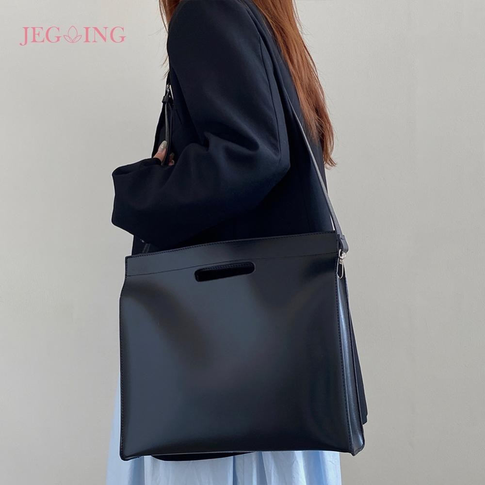 {2024-JEG }Women Briefcase Tote Handbag PU Leather Large Commute Messenger Bag for Female [Jegoing.th ]