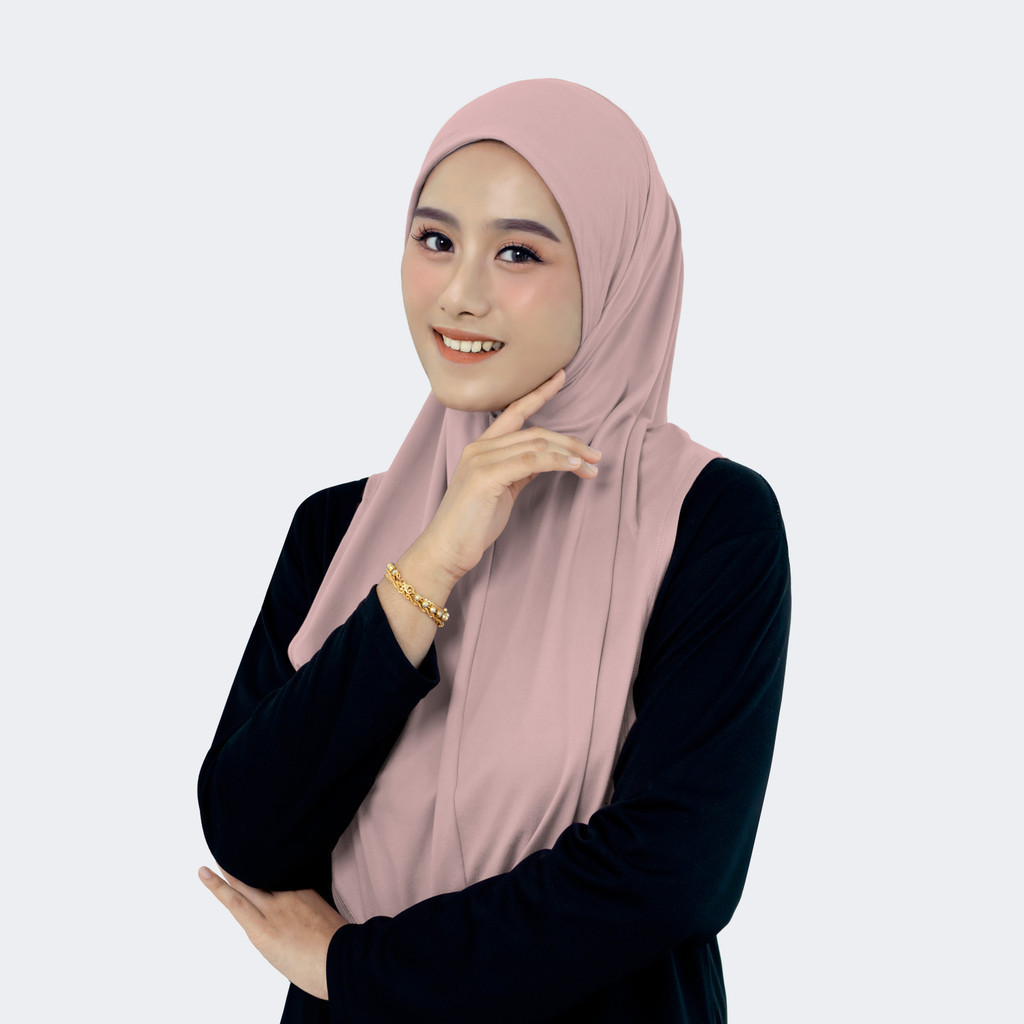 VERMILLION V17015 Hijab Premium ML 2 Helai Premium Hijab