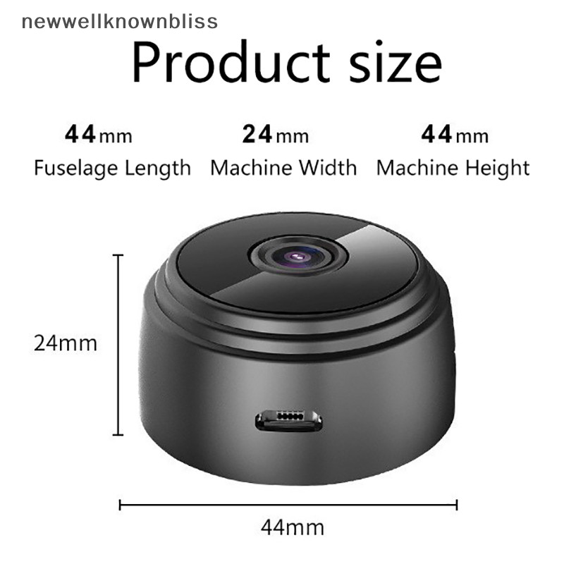 Newwellknownbliss A9 Mini IP กล้อง 1080p HD ไร้สาย Micro Camcorders Night รุ่น Voice Video Security การเฝ้าระวัง Wifi กล้องสมาร์ท CCD