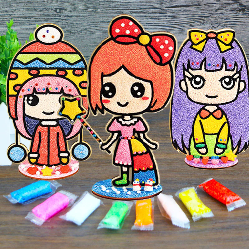 ภาพวาดโคลนเกล็ดหิมะ diy สําหรับเด็ก, ภาพวาดดินโคลนมุก, ของเล่นเพื่อการศึกษาทํามือสําหรับเด็ก