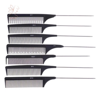 [maybeauty] หวีหางผม Salon Cut Comb จัดแต่งทรงผมสแตนเลส Spiked {TH}