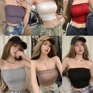 Strawbrary🍓ใหม่ !! เกาะอก แฟชั่น สายฝอ 32-38 ใส่แล้วเซ็กซี่ ราคาถูกมาก มีฟองน้ำ เสื้อผู้หญิง