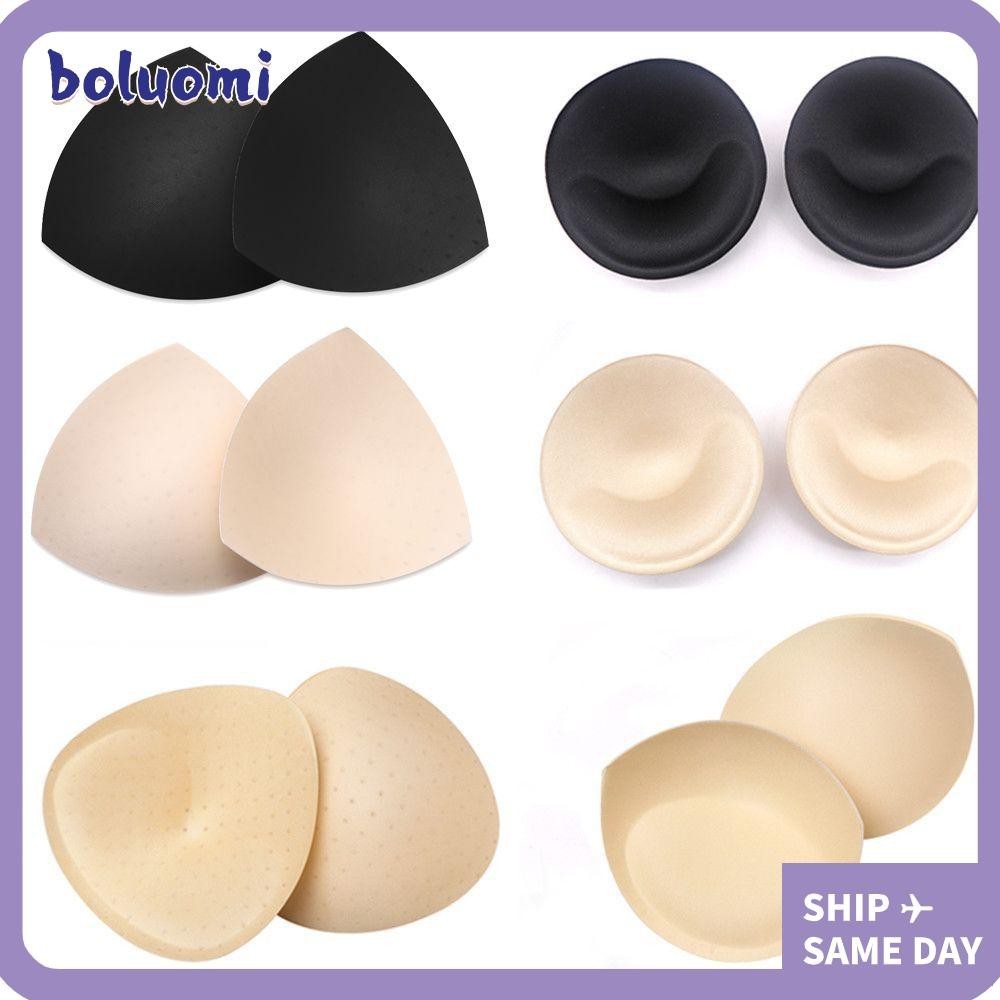 Bolumi 1 คู่หน้าอกถ้วยชุดว่ายน้ําบิกินี่ Intimates อุปกรณ์เสริมฟองน้ําโฟมใส่ Pad