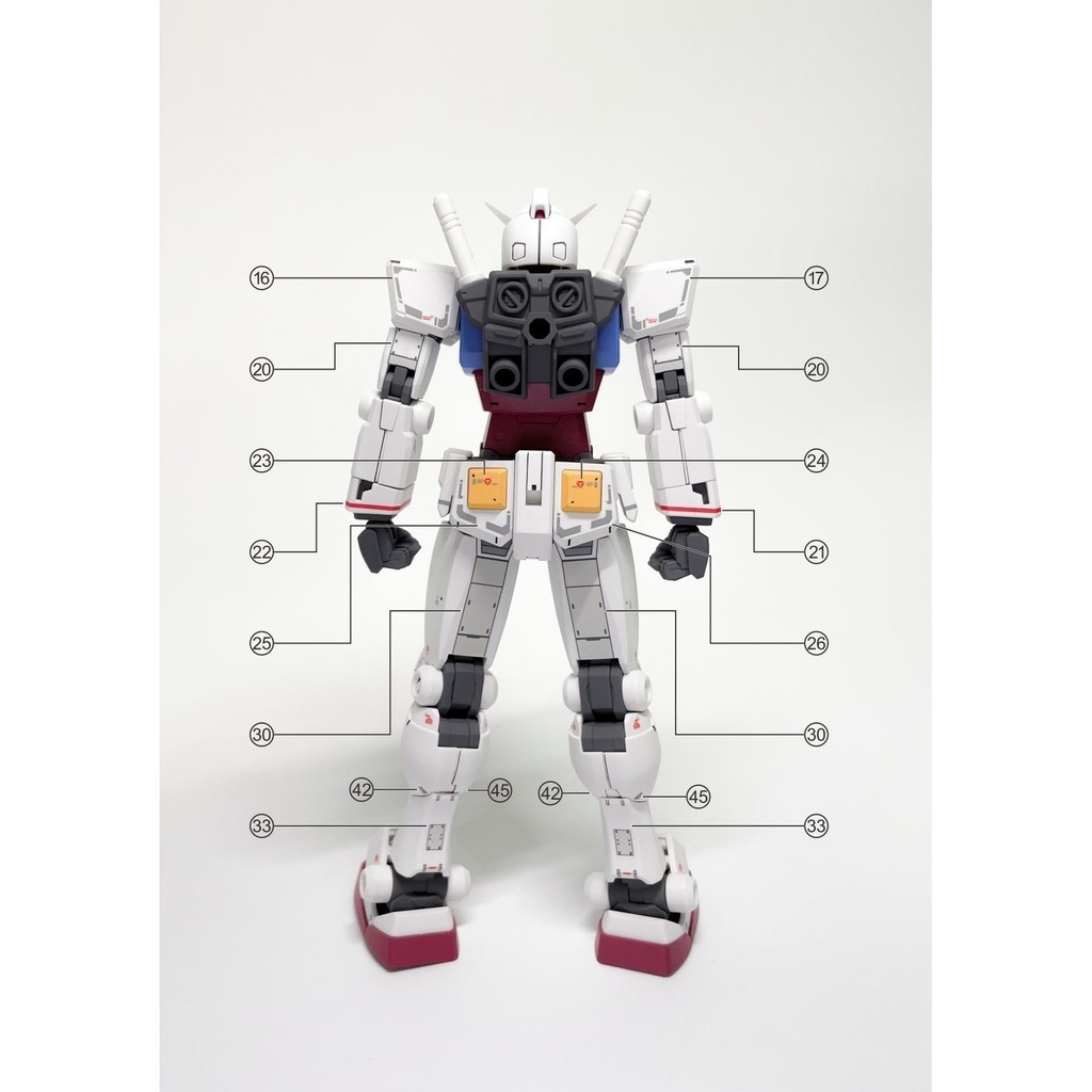 EVO HG 1/144 RX-78-2 Beyond Global Fluo Water Slide Decal