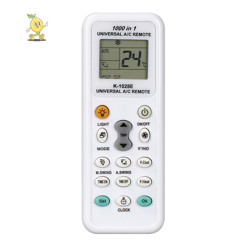 [mozh ] Universal K-1028E การใช ้ พลังงานต ่ ํา 1000 In 1 เครื ่ องปรับอากาศระยะไกล LCD A/C รีโมทคอนโทรล [TH ]
