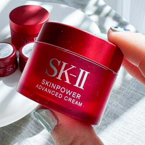Sk Big Red Bottle Face Cream Brighten Skin Color 15ml ตัวอย ่ าง