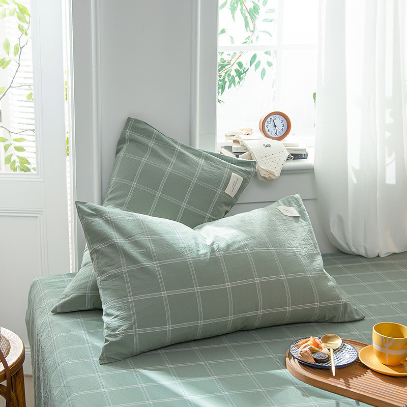 เดี่ยว/คู่ปลอกหมอน 30x50/40x60/48x74ซม. ผ้าฝ้ายล้างทำความสะอาดได้นุ่มสบายระบายอากาศได้ดี - รูปที่ 5