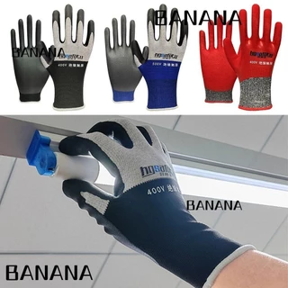 Banana1 ช่างไฟฟ้าถุงมือฉนวน,Ultrathin orted แรงดันไฟฟ้า 400V/500V หน้าจอสัมผัสถุงมือฉนวนกันความร้อน,เครื่องมือน้ํามันหลักฐานไนไตรล์ Antistatic ป้องกัน Mittens ไฟฟ้า