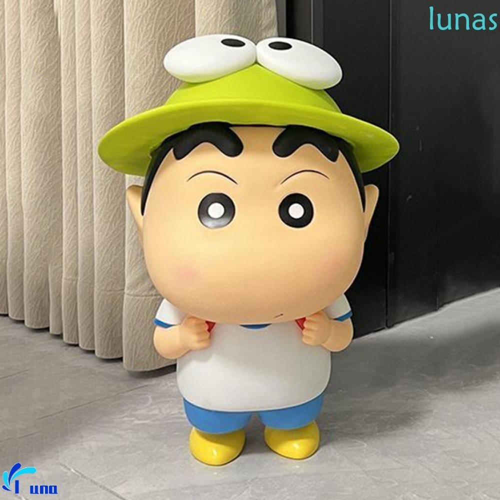 Lunasol Crayon Shin-Chan รูป, กบตุ๊กตา PVC Crayon Shin-Chan ของเล่น, เครื่องประดับรถรูปปั้นอะนิเมะคอสเพลย์ Crayon รูปของเล่นเด็ก