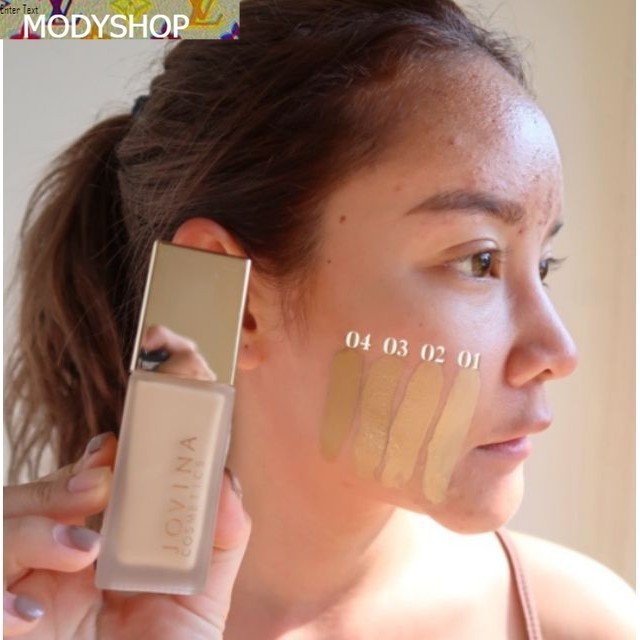 อัพเดทเป็นรุ่นใหม่ !! แบ่งขายรองพื้นโจวิน่ารุ่นขายดี JOVINA AIRY FOUNDATION ส่งเลยวันต่อวัน