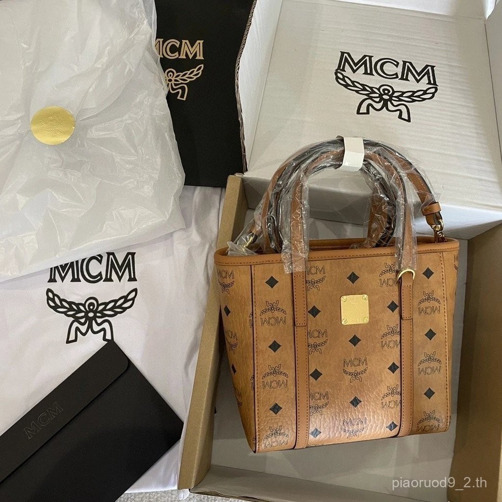 Mcm ตะกร้าผักกระเป๋าหญิงกระเป๋าผู้ชายCrossbodyไหล่แบบพกพาTote Original Order Messengerผ่านการทดสอบกร