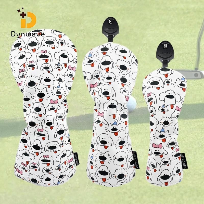 Dynwave Golf Wood Headcover Anti Scratch Golf Head Cover สําหรับผู้ชายผู้หญิง Golfer ผู้ใหญ่