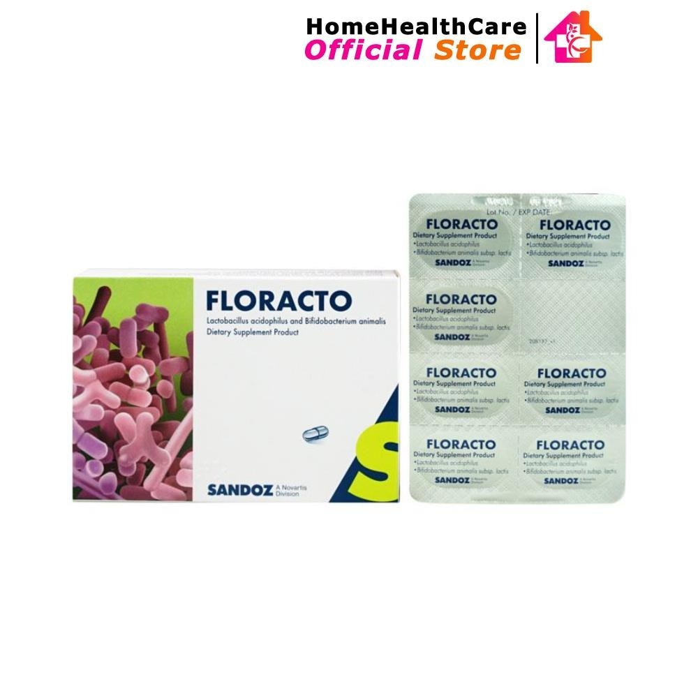 FLORACTO Probiotics 14 เม็ด ฟลอแรคโต โปรไบโอติก จุลินทรีย์ช่วยปรับสมดุลลำใส้ (1430)