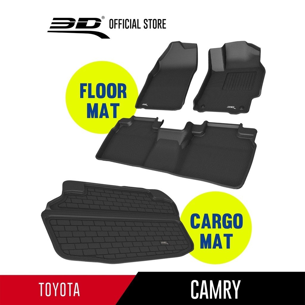 TOYOTA พรมปูพื้นรถยนต์ครบเซ็ต TOYOTA CAMRY (XV50/ACV50/AVV50) HYBRID ปี 2012-2017 เข้ารูป 100% ป้องก