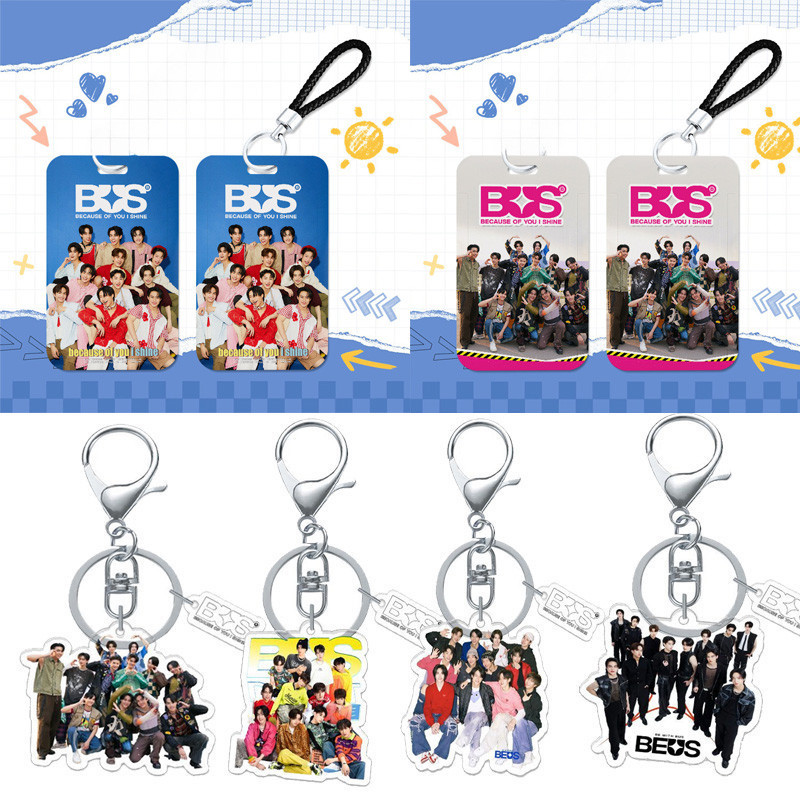 Kpop เพราะคุณ I Shine BusLanyards Card Holder พวงกุญแจ BUS Idol Id Card Holder