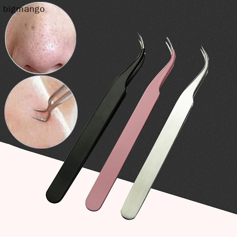 [bigmango] เครื่องมือคลิปดัดกําจัดสิวสิวหัวดําสแตนเลส kemone ทวีเซอร์ สิวโค้ง สต็อกใหม่