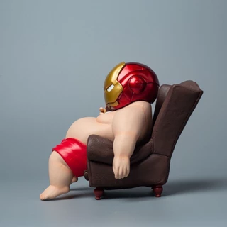 💥 จัดส่งจากประเทศไทย 💥Iron Man Fat Otaku Series Avengers Kawaii Action Figure รุ่น Q ตุ๊กตาของขวัญเด็กตกแต่งรถเครื่องประดับของเล่นคอลเลกชันบ้านเค้กตกแต่งแบบไดนามิก