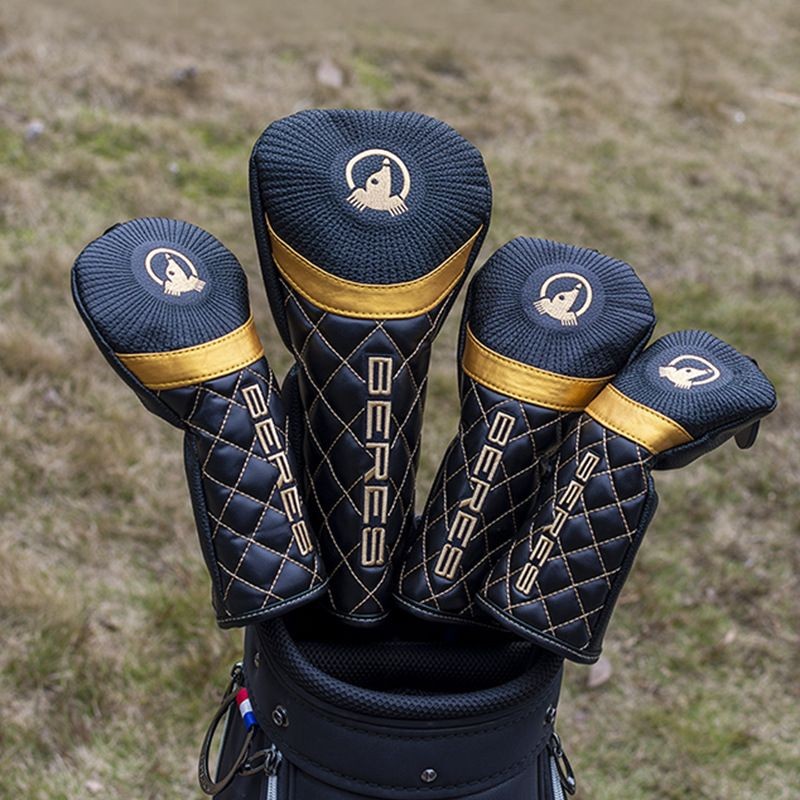 กอล์ฟคลับ HONMA BERES Hippo Club Head Cover Driver เหล็กไม้ไม้ Club Head Protection Cap Cover