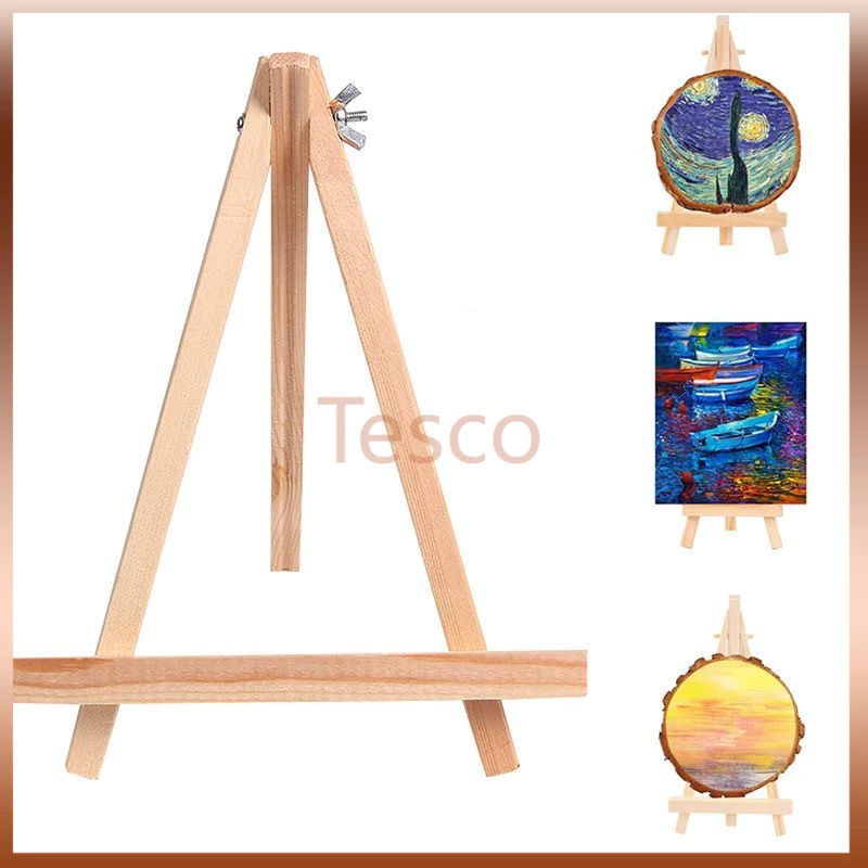 Tesco ขาตั้งกล้องไม้อเนกประสงค์ขนาดเล็ก ขาตั้งกรอบรูป ขาตั้งไม้สนกลางแจ้ง ขาตั้งกล้องไม้อเนกประสงค์