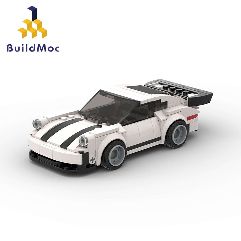 Porsche 911 Turbo รุ่น Creative กีฬารถ Building Blocks ประกอบของเล่นเพื่อการศึกษา 227PCS อิฐ MOC-766
