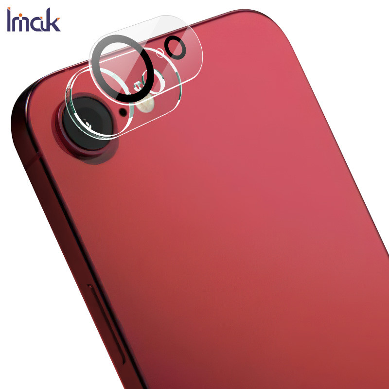 iPhone 16E ฟิล์มกระจกเลนส์กล้อง IMAK ฟิล์มเลนส์กระจกตาสีดําสําหรับ iPhone16E 2025