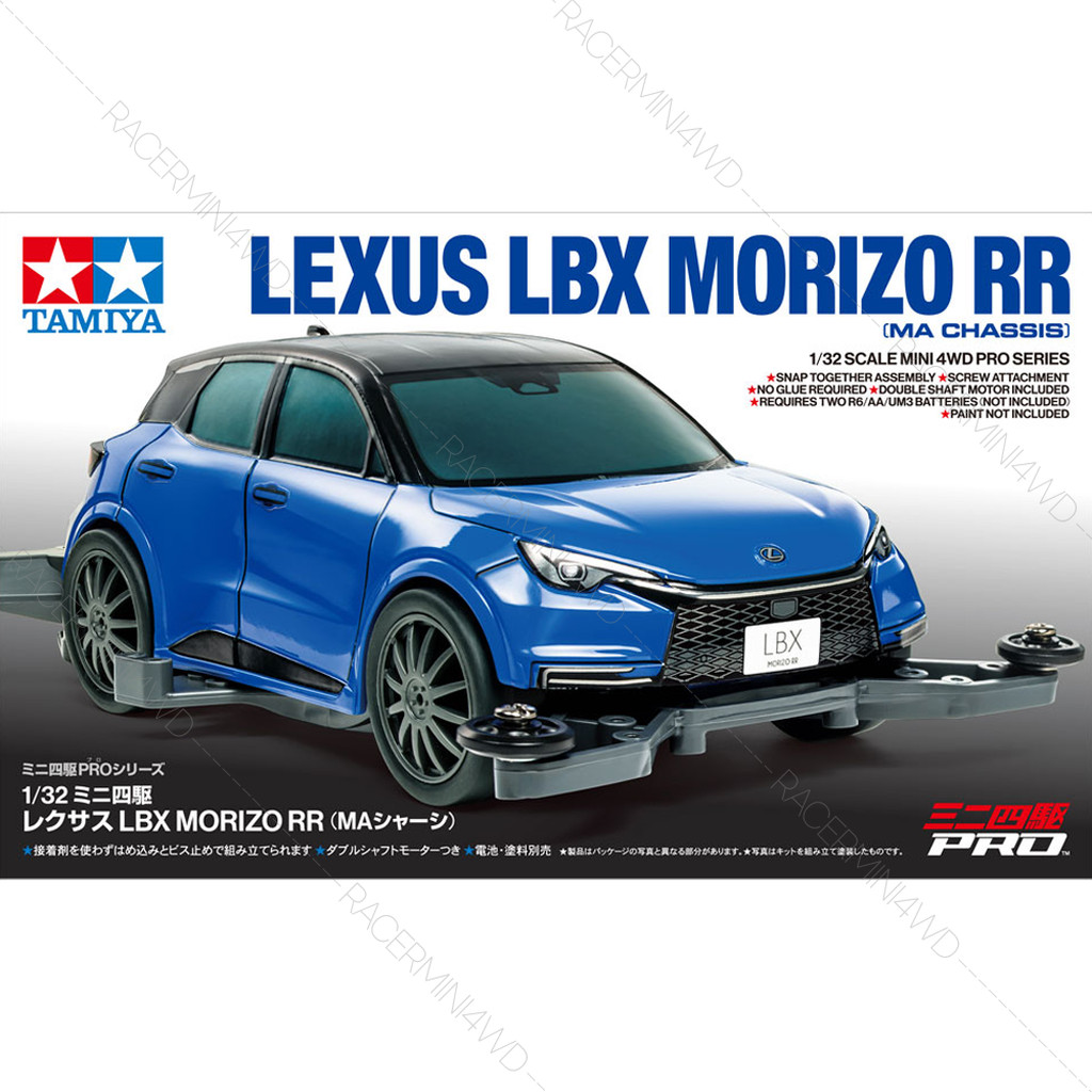 TAMIYA 18661 Mini 4WD PRO Lexus LBX Morizo RR (MA Chassis)