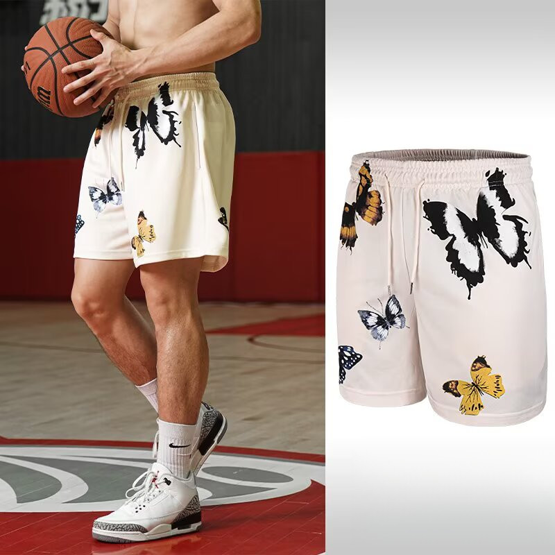 2025 New Basketball Shorts Men's Fashion Loose Shorts Men
