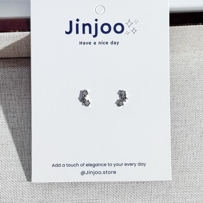 Jinjoo ต่างหูดาว รุ่น Mini Star Cluster ดีไซน์กลุ่มดาวเล็ก ๆดูน่ารักและมีประกายระยิบระยับ ราคาต่อคู่ (EA54)
