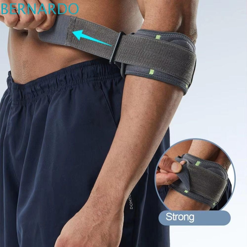 Bernardo สนับศอก, การออกกําลังกายทุกวัน Breathable Support Elbow Strap, Fitness Basketball Forearm Arm Strap Elbow Protection Tennis Elbow Brace Golf Ball