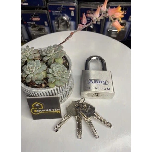 [ของแท้] ล็อค ABUS กันบาด, Titalium Abus 96Ti Series กุญแจวัสดุพิเศษ (60 มม.)