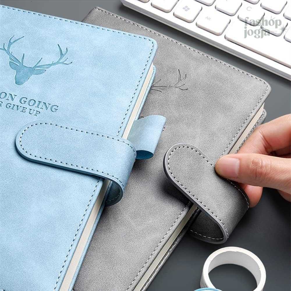 Todi Notebook Leather Cover Magnetic Buckle - TL4