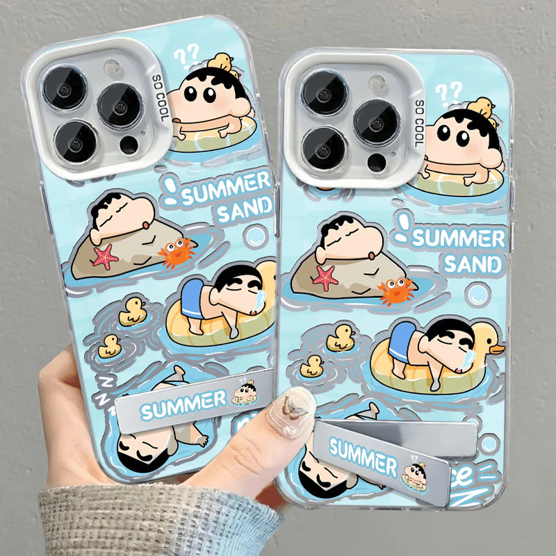 🌼SUN🌼แบรนด์แนวโน้ม ดูเดิลน่ารักจัง เคส ชินจัง iPhone17 16 15 11 14 16 13 12 Pro Max 7 8 15 14 Plus 7Plus XR X XS Max เคส