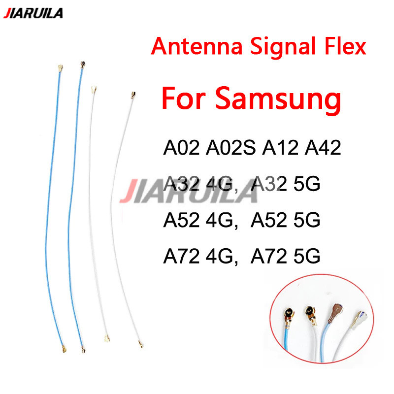 2 ชุด Wifi เสาอากาศเชื่อมต่อสัญญาณ Flex สําหรับ Samsung Galaxy A02 A02S A12 A32 A42 A52 A72 4G 5G