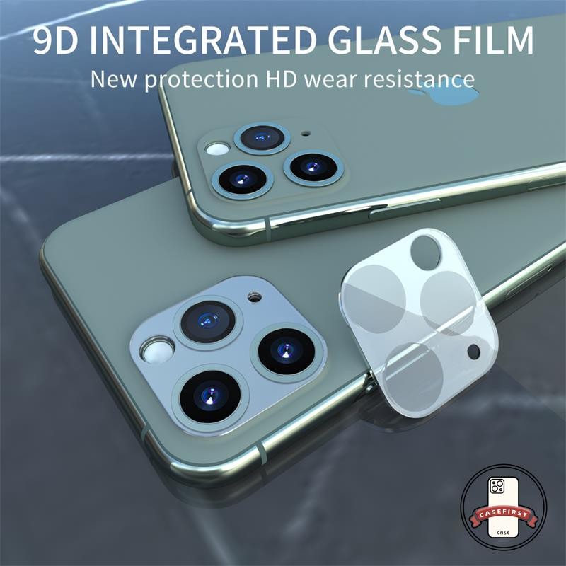 ตัวป้องกันเลนส์ 9H กระจกเทมเปอร์วงกลมกล้องปกป้องหน้าจอสำหรับ IPhone 11 16 15 13 12 14 Pro Max 15 14 16 Plus 13 12 Mini - รูปที่ 2