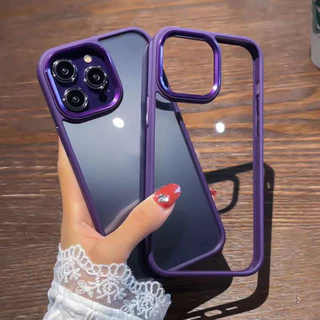 Electroplate เคส For iPhone 11 13 14 15 16 Pro Max 12 7 8 Plus XR X Xs SE 6s 16promax 15promax14promax เคสโทรศัพท์มือถือ