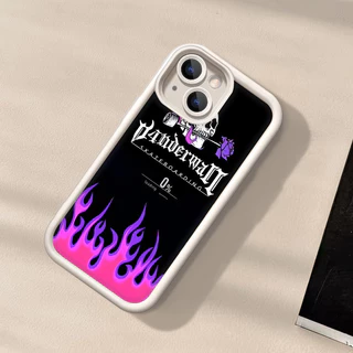 COD เคสไอโฟน 13 ภาพเปลวไฟสีม่วง Case for IPhone 13 12 6 7 8 Plus 14 15 16 Pro X XR XS XSMAX PROMAX SE2020 ส่งจากไทย