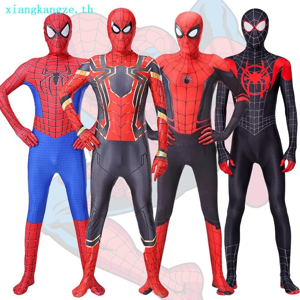 ชุดสไปเดอร์แมน Spider Man Black Panther Iron Man Spider Gwen คอสเพลย์